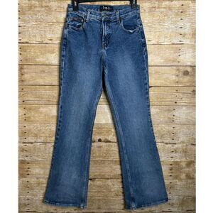 LEI VINTAGE CLASSIC EVERYDAY FLARE 90'S Y2K WESTERN COASTAL COWGIRL DENIM JEANS